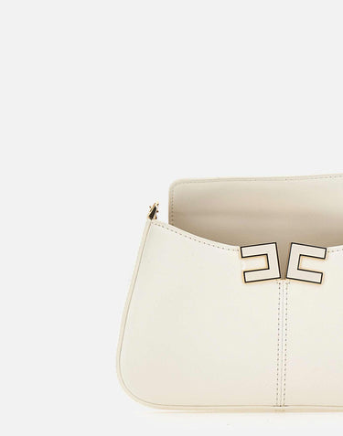 Borsa a spalla con dettaglio logo BS93A61E2 360 ELISABETTA FRANCHI 