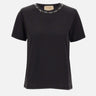 T-shirt con decorazione di cristalli RIJDK001 0001 KAOS 