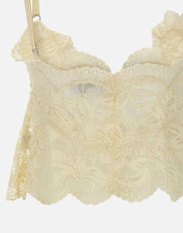 "Tank top in lace" 25PJT0043PA0170 P105 RABANNE 