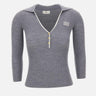 Polo in lana a costine MK17B66E2 G41 ELISABETTA FRANCHI 