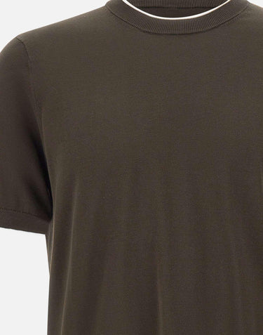 Maglia a maniche corte con profili a contrasto 301421 232 KANGRA 