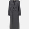 Cappotto doppiopetto in lana 1126WCT006440B DKGREY VICTORIA BECKHAM 