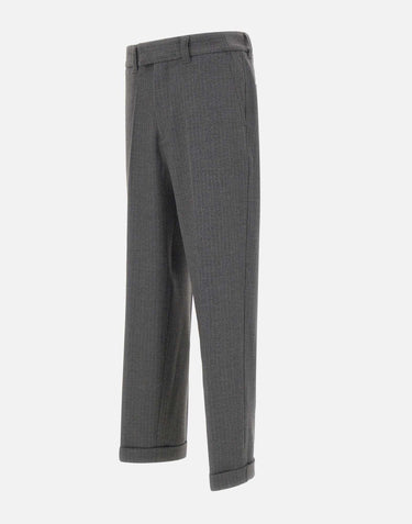 Pantaloni lana e viscosa B0823090 R881 PAOLO PECORA 