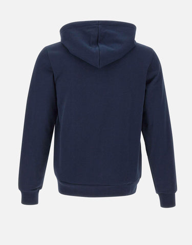 Felpa con cappuccio e zip color block SH5913 6WZ LACOSTE 