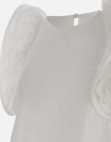 Top  in popeline di cotone QP1TZ049 1041 KAOS 