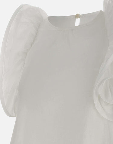 Top  in popeline di cotone QP1TZ049 1041 KAOS 