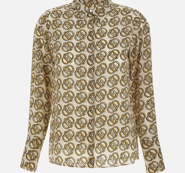 Camicia in crêpe de Chine di seta CF4456T3598 N9710 LIU-JO 