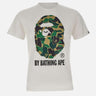 T-shirt "ABC Camo By Bathing  APE" 001TEM301005M WHXGR BAPE 