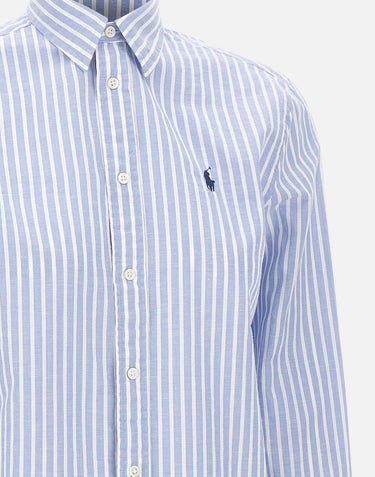 Camicia in cotone e lino classic-Fit 211971514 503 POLO RALPH LAUREN 