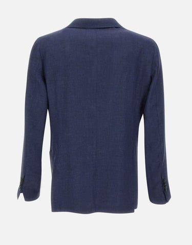 Blazer "Lello" in lino, lana e seta 35028 LELLO0003 BARBA 