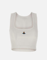 "Cropped rib vest" 1G010011 J009CA401 VIVIENNE WESTWOOD 