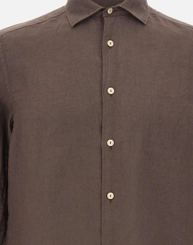 Camicia "Pamplona" in lino PAMP001 00920L MC2 SAINT BARTH 