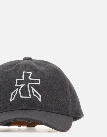 Cappello da baseball in cotone BALL07 BLACK PREMIATA 