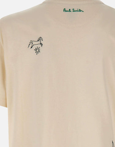 T-shirt con ricami M1R919TVP5661 04 PAUL SMITH 