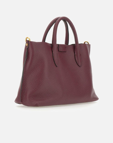Borsa a mano "Aretha" in pelle BS11832 RNGDBLWINEBERRYMORO GIANNI CHIARINI 