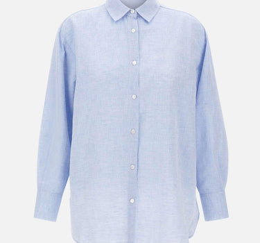 Camicia "Boyfriend" in misto cotone e lino CFWWSI2013 FRUT52953131 WOOLRICH 