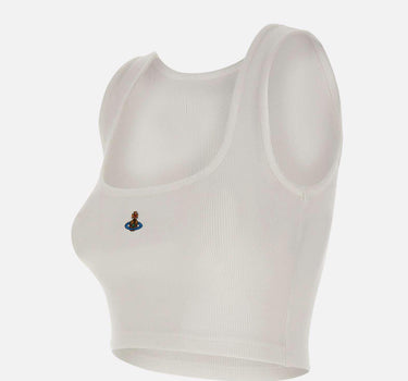 "Cropped rib vest" 1G010011 J009CA401 VIVIENNE WESTWOOD 