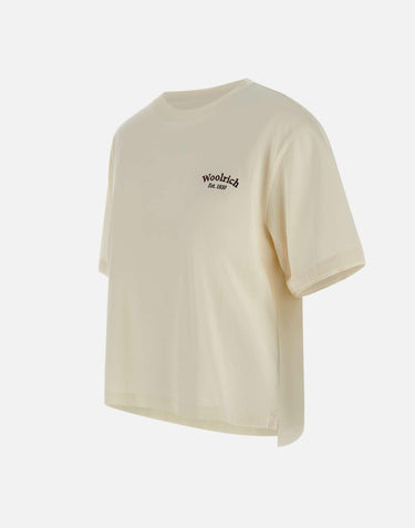 T-shirt "Logo tee"  in cotone CFWWTE0101 FRUT38558887 WOOLRICH 