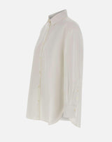 Camicia "Boyfriend" in misto cotone e lino CFWWSI2013 FRUT52958309 WOOLRICH 