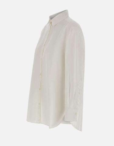 Camicia "Boyfriend" in misto cotone e lino CFWWSI2013 FRUT52958309 WOOLRICH 