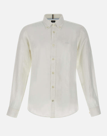 Camicia "H-Roan" in lino 50520283 100 BOSS 