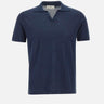 Polo in misto lino e cotone DC126102 BLUNAVY DELLA CIANA CASHMERE 