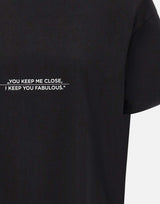 T-shirt "Pola" A0037NER52A NERO TWENTYFOURHAITCH 