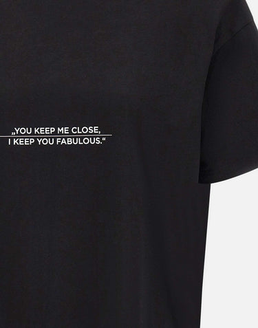 T-shirt "Pola" A0037NER52A NERO TWENTYFOURHAITCH 