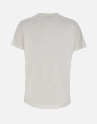 T-shirt in jersey con logo ricamato MA71G61E2 270 ELISABETTA FRANCHI 