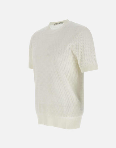 Maglia in cotone extrafine A021 F1001102 PAOLO PECORA 