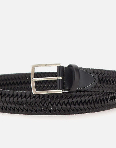 Cintura in pelle 105AP4512AI BLKGREY ATHISON 