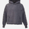 Felpa "HWT Gothic Outline Hoodie" M4104 HFBG425BLACK PURPLE BRAND 