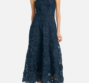 Abito midi svasato in pizzo 3D 116013 1725 ROTATE BIRGER CHRISTENSEN 