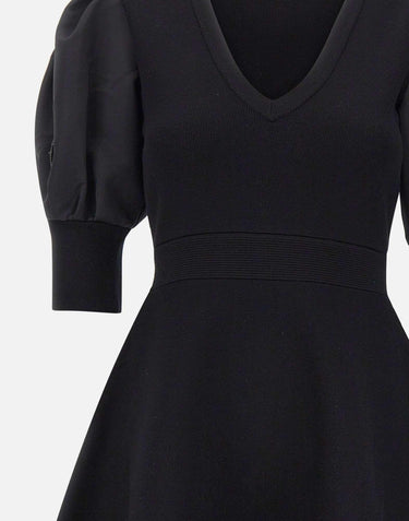 Abito in maglia con maniche a palloncino MF5446MA96E 22222 LIU-JO 