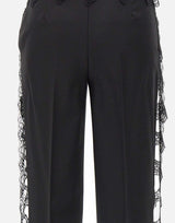 Pantaloni in twill di lana 2P196A N0990 BLUMARINE 