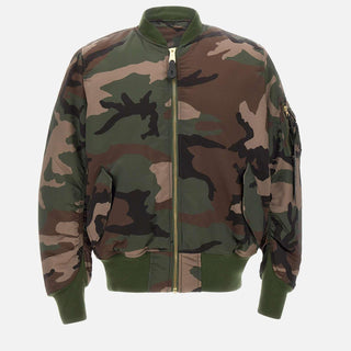 "MA-1 Base Flight Bomber Jacket" 756111C 408 ALPHA INDUSTRIES ULTRAVIOLET 