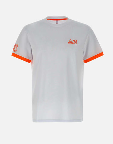 T-shirt "Piquet logo fluo" T35125 01 SUN68 