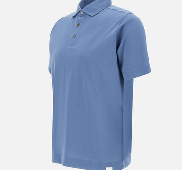 Polo in cotone Supima DK87102 INDACO DIKTAT 
