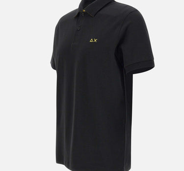 "Print under collar polo shirt" A35115 11 SUN68 