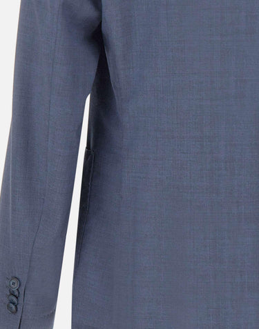 Blazer slim fit in lana vergine 50561991 466 BOSS 