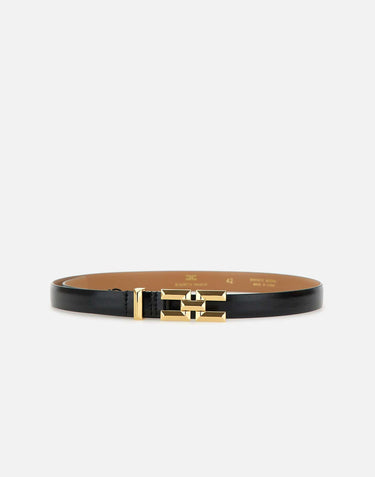 Cintura in materiale sintetico con logo 3D CT35S52E2 110 ELISABETTA FRANCHI 