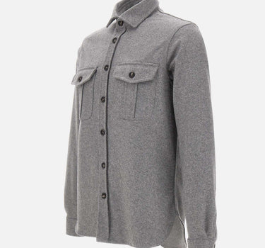 Camicia in lana e cashmere CAMLMIL WCFELT930 FILIPPO DE LAURENTIIS 