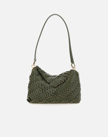 "Sac a main Khaki Paco leather bag" 25ASS0424CLF259 M338 RABANNE 