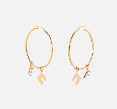 Orecchini   in ottone finitura oro forma a cerchio OR48A51E2 U95 ELISABETTA FRANCHI 