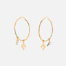 Orecchini   in ottone finitura oro forma a cerchio OR48A51E2 U95 ELISABETTA FRANCHI 