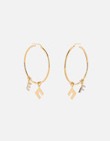 Orecchini   in ottone finitura oro forma a cerchio OR48A51E2 U95 ELISABETTA FRANCHI 