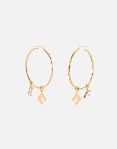 Orecchini   in ottone finitura oro forma a cerchio OR48A51E2 U95 ELISABETTA FRANCHI 
