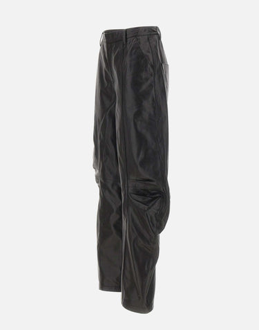 Pantaloni cargo in pelle 116170 100 ROTATE BIRGER CHRISTENSEN 
