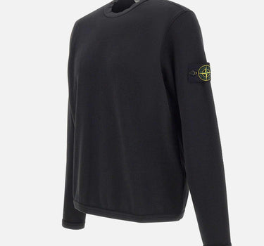 Felpa in cotone biologico a punto rete 6100011S0297 V0029 STONE ISLAND 