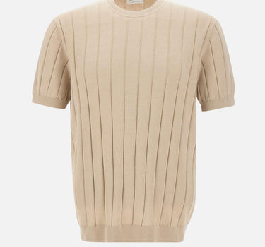 Maglia in cotone a coste larghe DK17026 SABBIA DIKTAT 